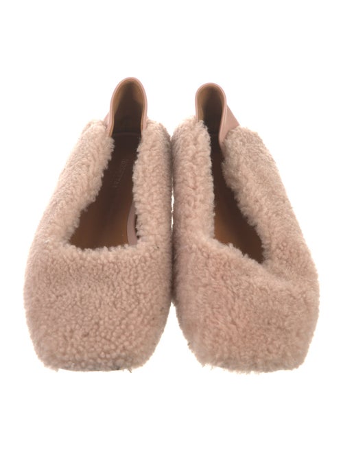 Rosetta Getty Faux Fur Ballet Flats