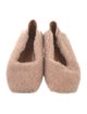 Rosetta Getty Faux Fur Ballet Flats