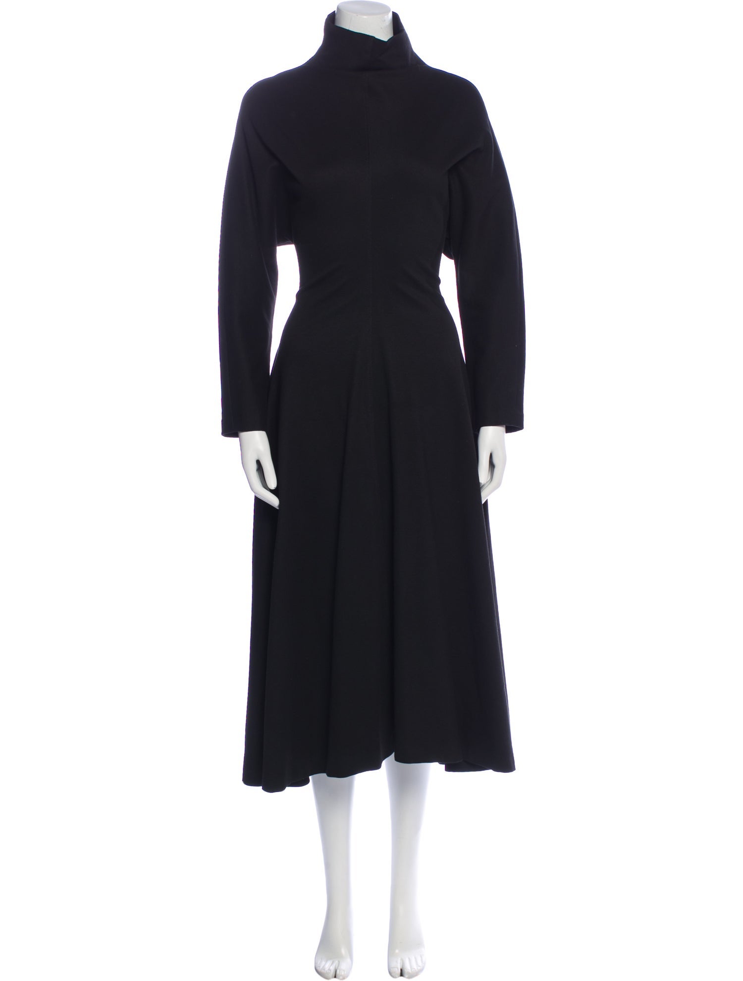 Rosetta Getty Turtleneck Long Dress