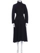 Rosetta Getty Turtleneck Long Dress