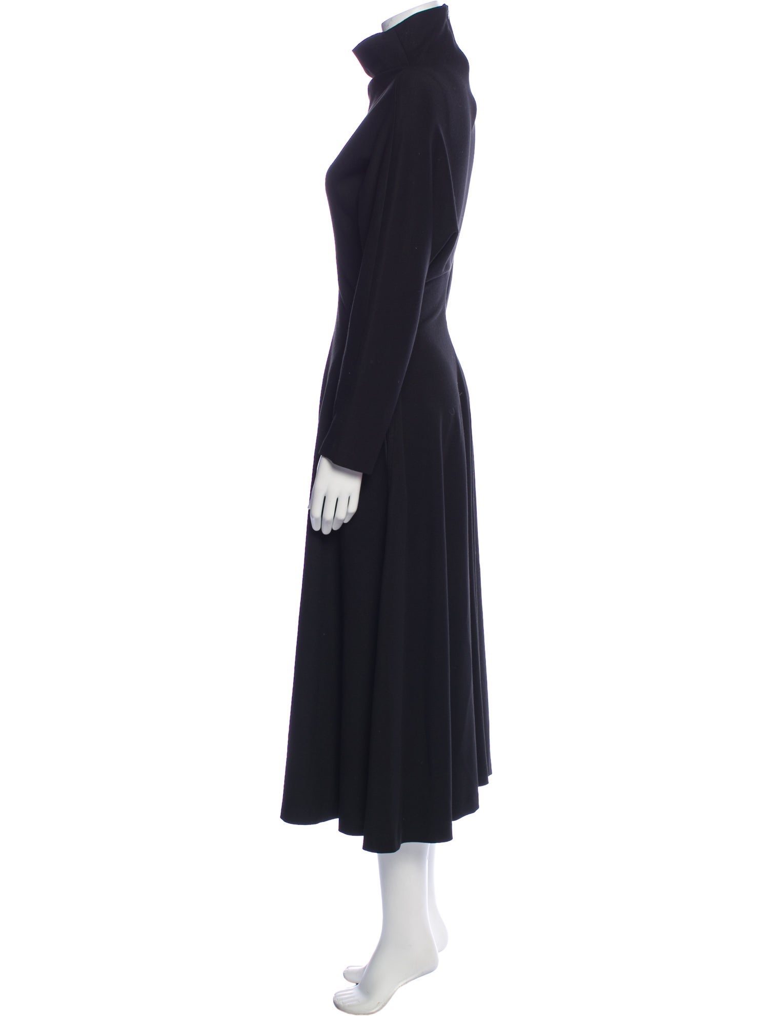 Rosetta Getty Turtleneck Long Dress