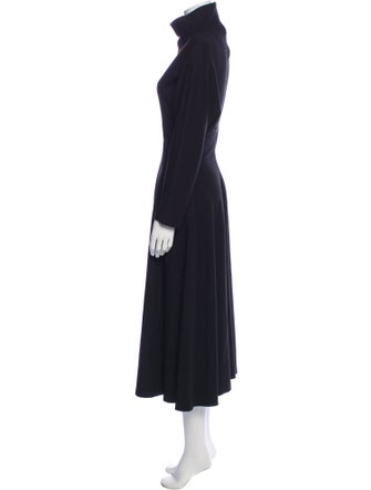 Rosetta Getty Turtleneck Long Dress