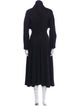 Rosetta Getty Turtleneck Long Dress