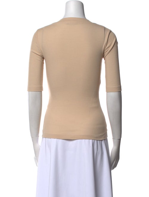 Rosetta Getty Crew Neck Short Sleeve Top