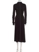 Rosetta Getty Turtleneck Long Dress