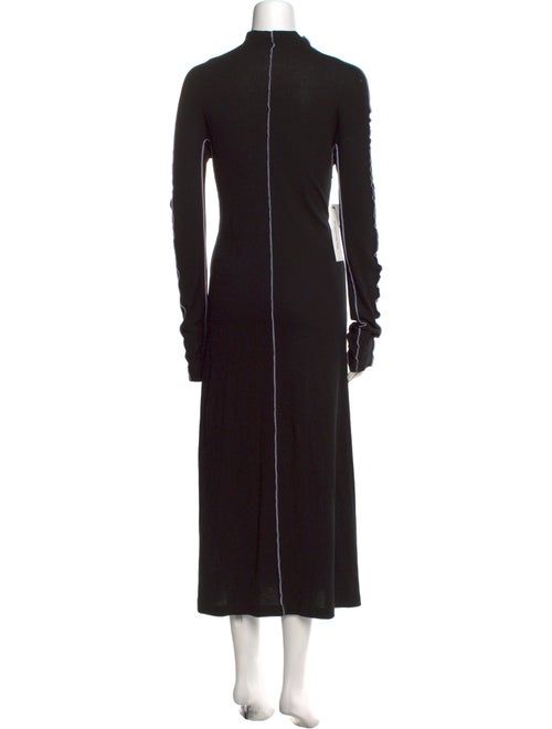 Rosetta Getty Turtleneck Long Dress