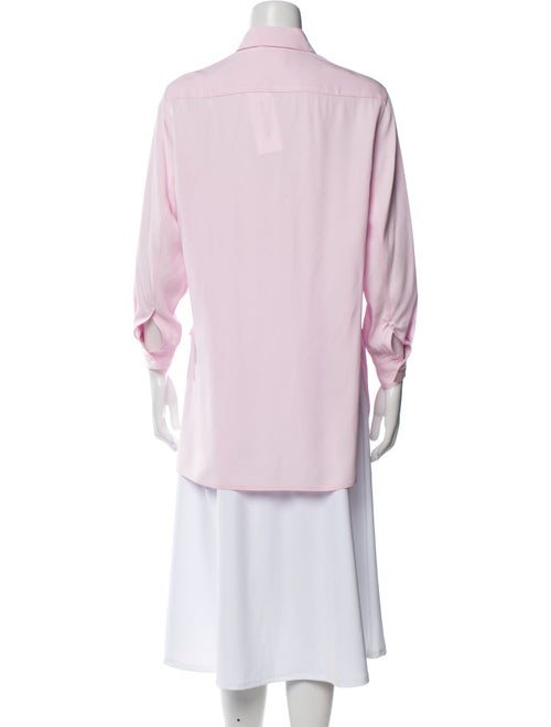 Rosetta Getty Long Sleeve Button-Up Top