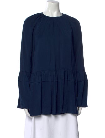 Rosetta Getty Crew Neck Long Sleeve Tunic