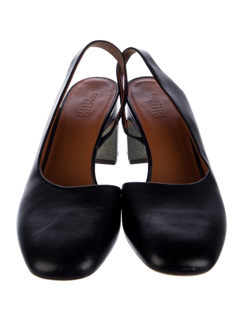 Rosetta Getty Leather Slingback Pumps