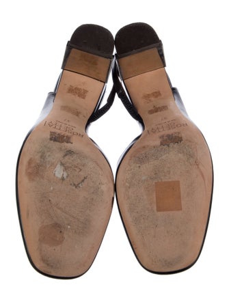 Rosetta Getty Leather Slingback Pumps