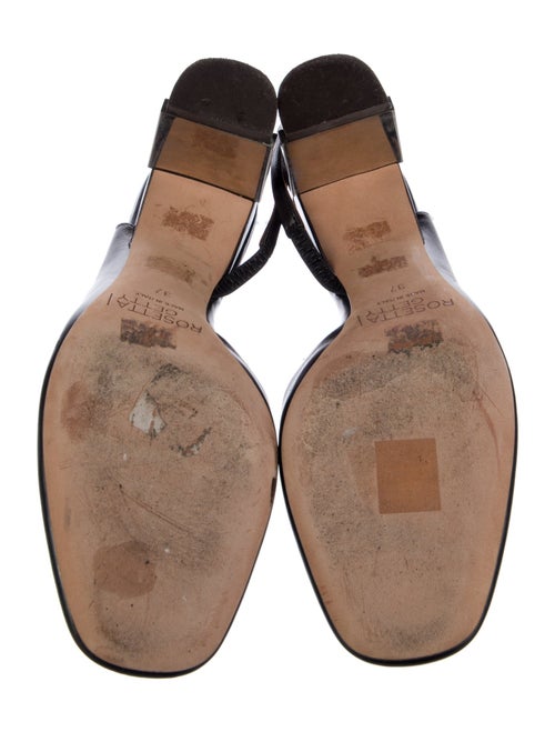 Rosetta Getty Leather Slingback Pumps