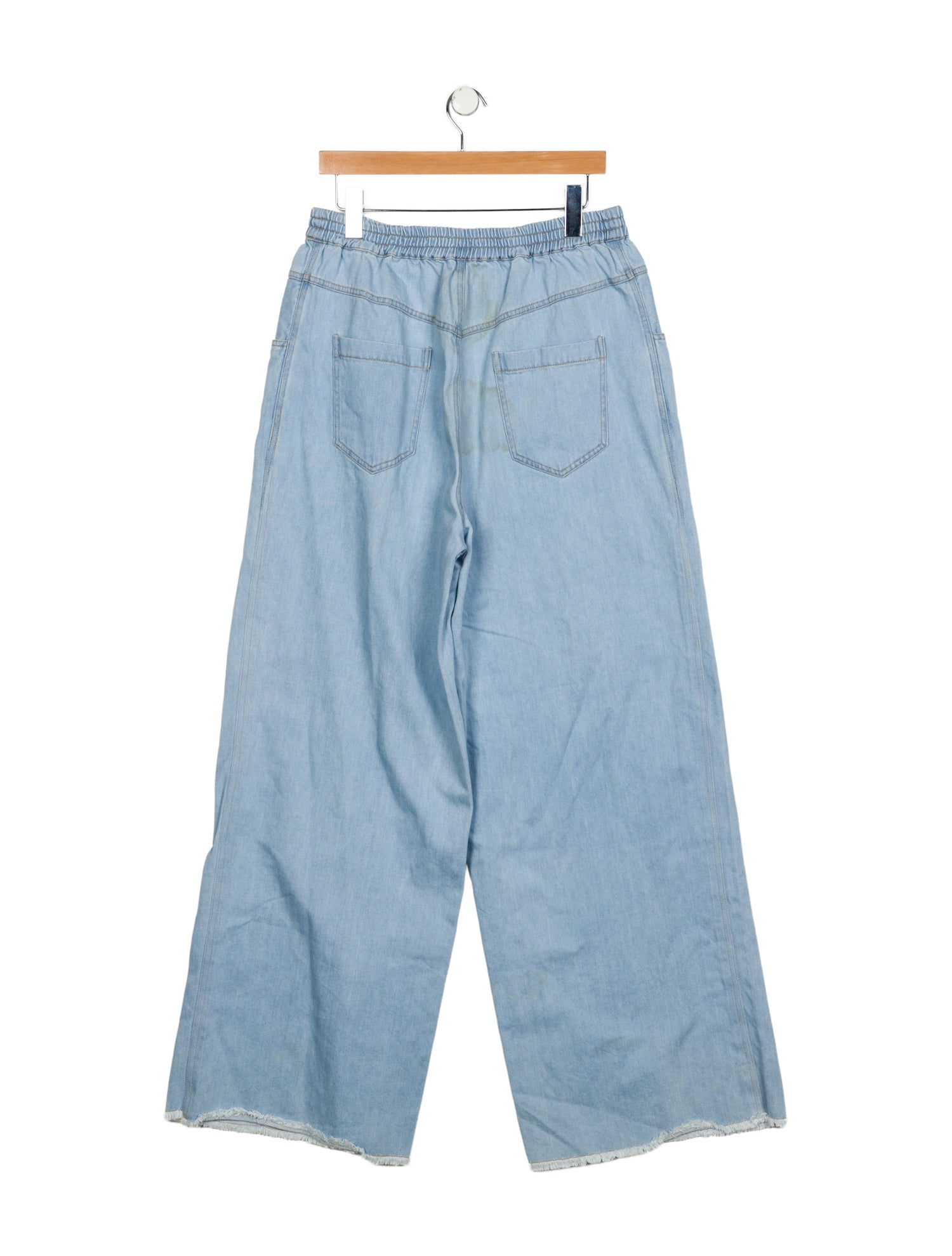 Rosetta Getty High-Rise Wide Leg Jeans