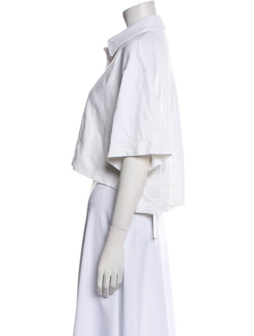 Rosetta Getty Short Sleeve Crop Top