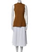 Rosetta Getty Mock Neck Sleeveless Tunic