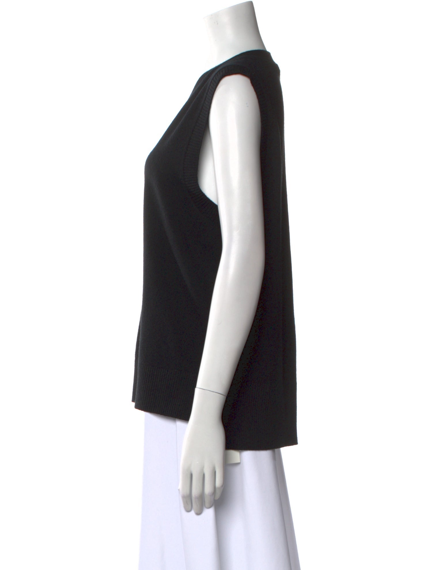 Rosetta Getty Cashmere V-Neck Sweater