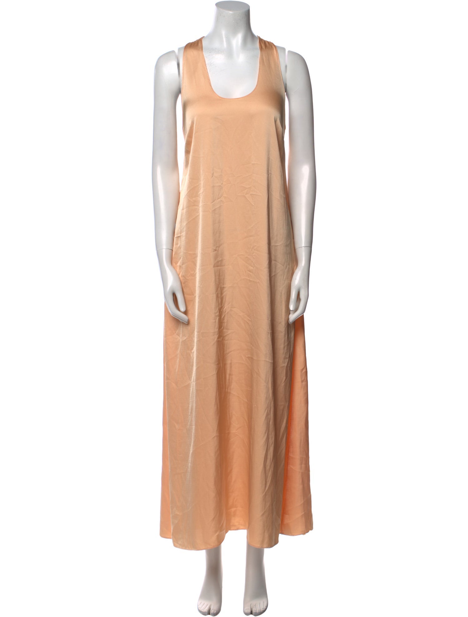 Rosetta Getty Scoop Neck Long Dress