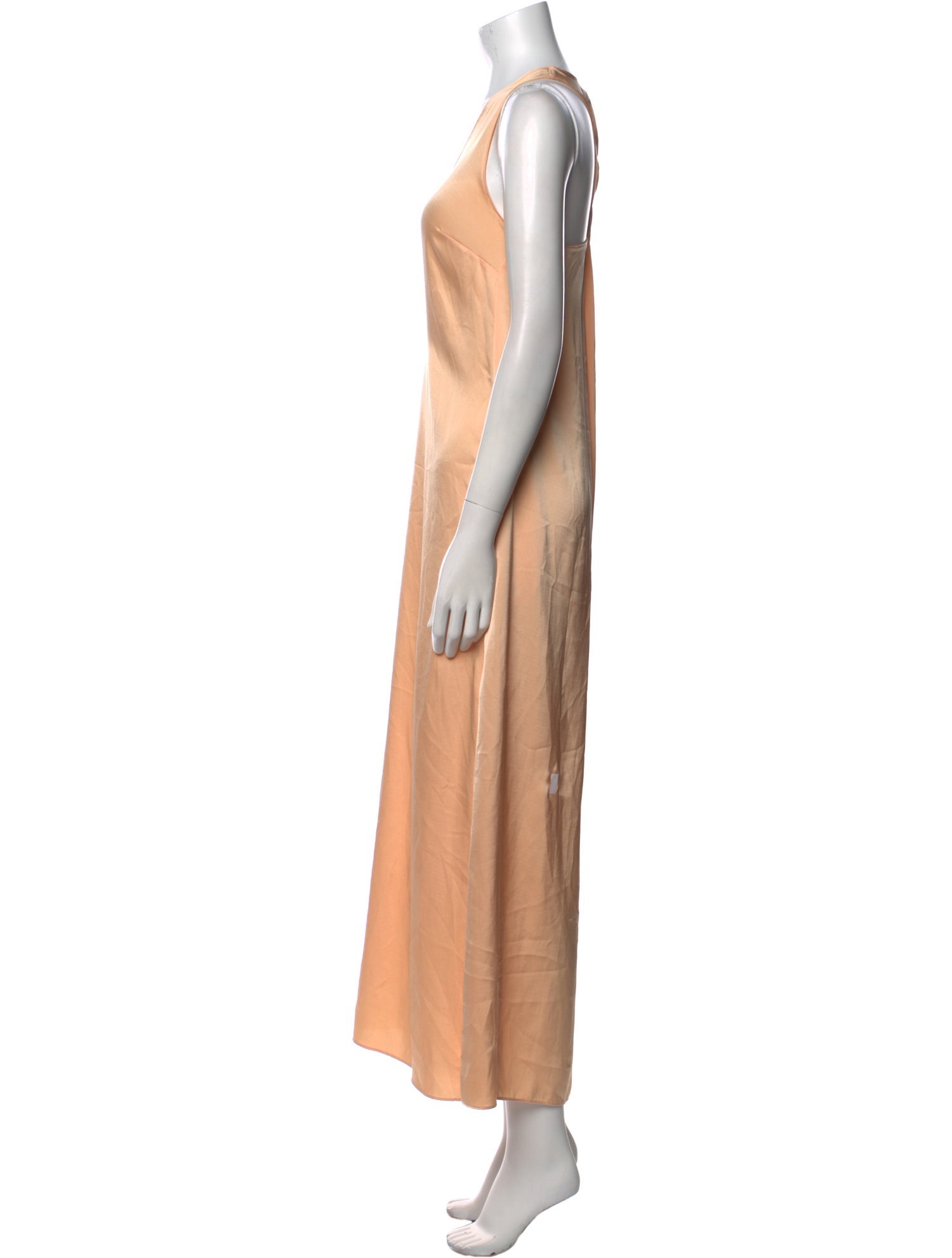 Rosetta Getty Scoop Neck Long Dress