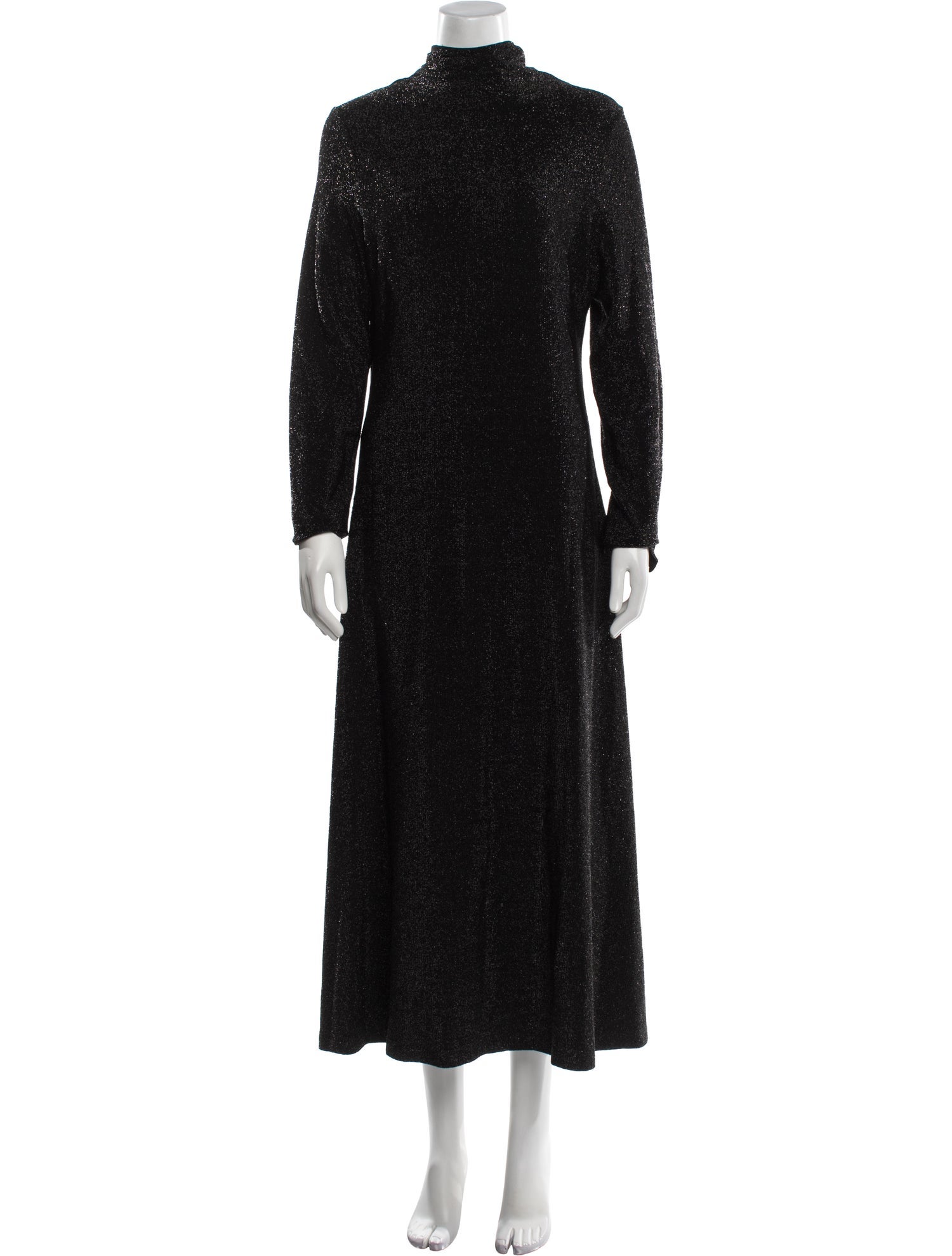Rosetta Getty Turtleneck Long Dress
