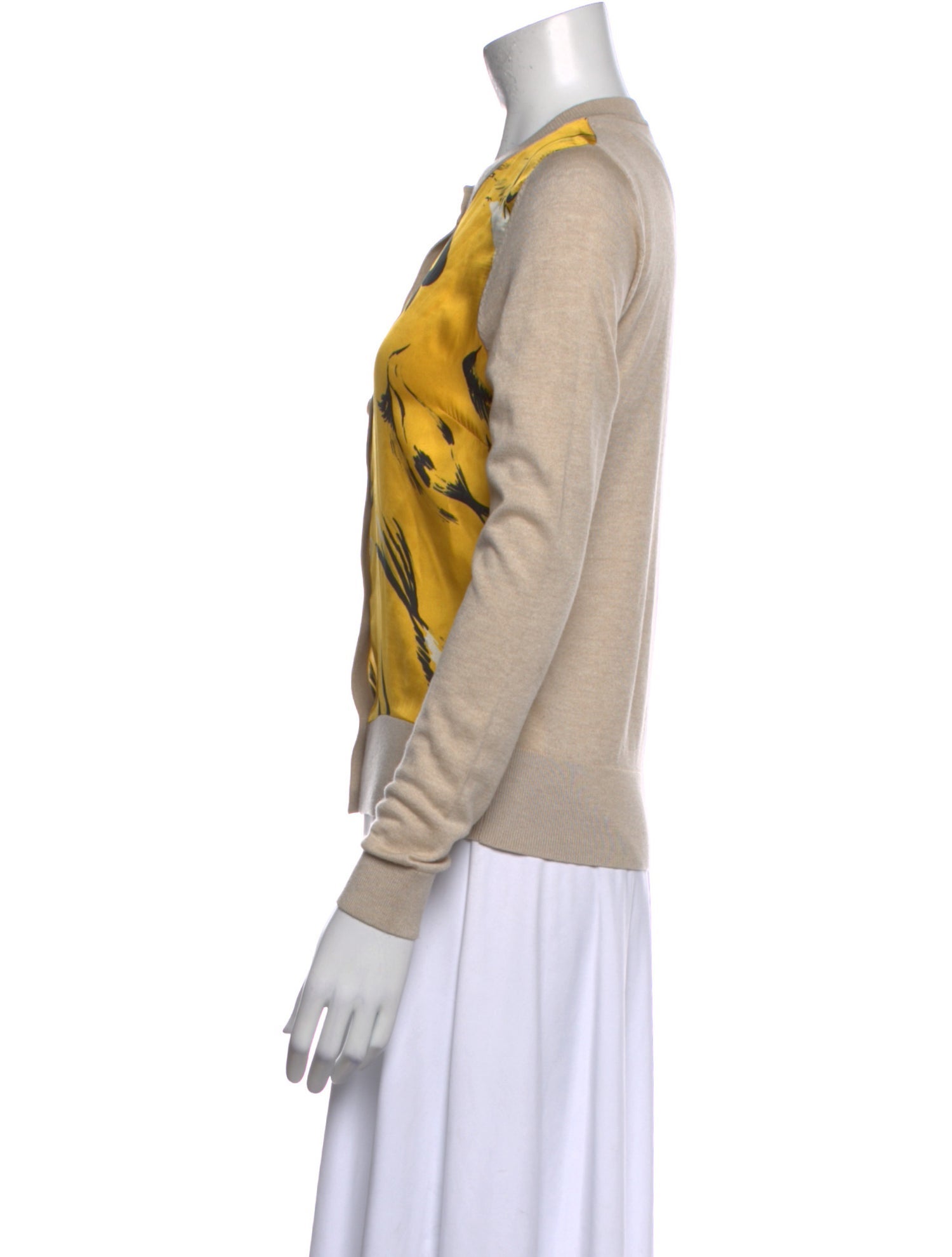 Rosetta Getty Printed Crew Neck Sweater