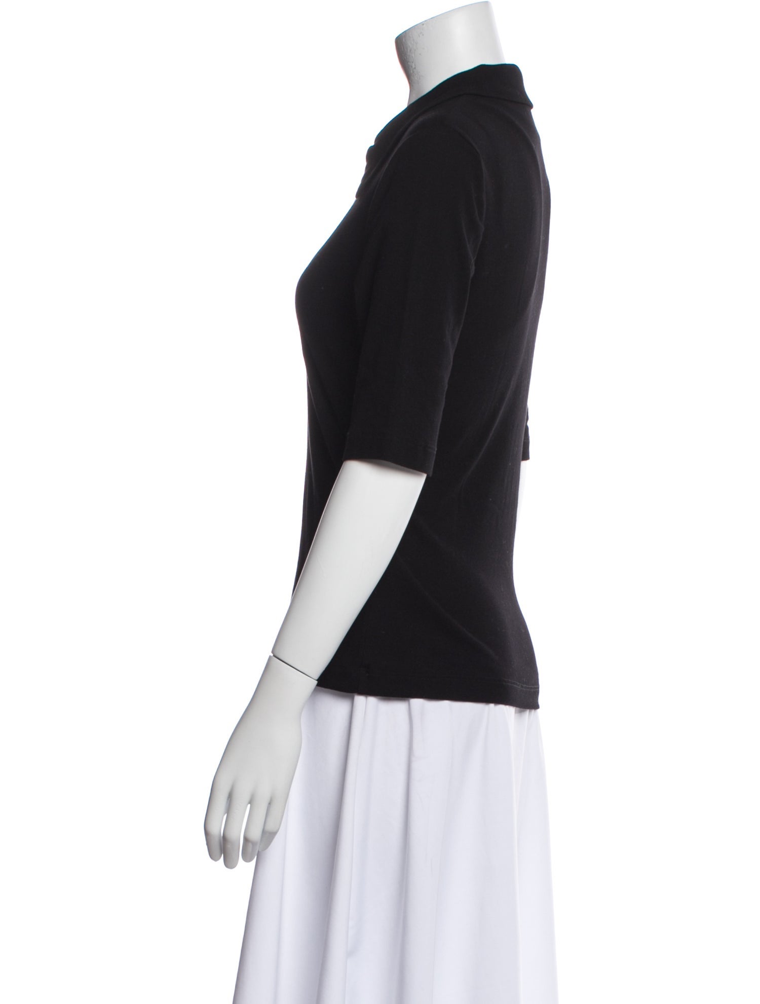 Rosetta Getty V-Neck Short Sleeve Polo