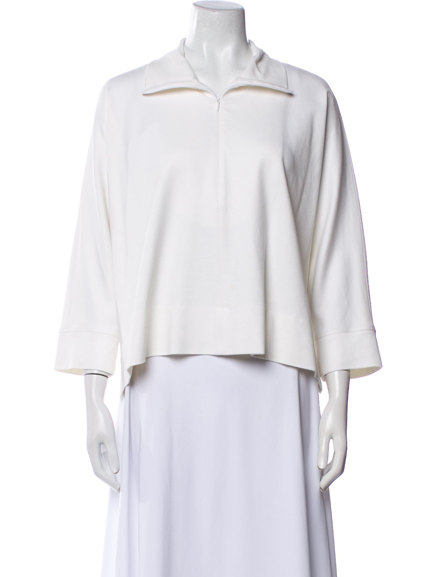 Rosetta Getty Three-Quarter Sleeve Polo