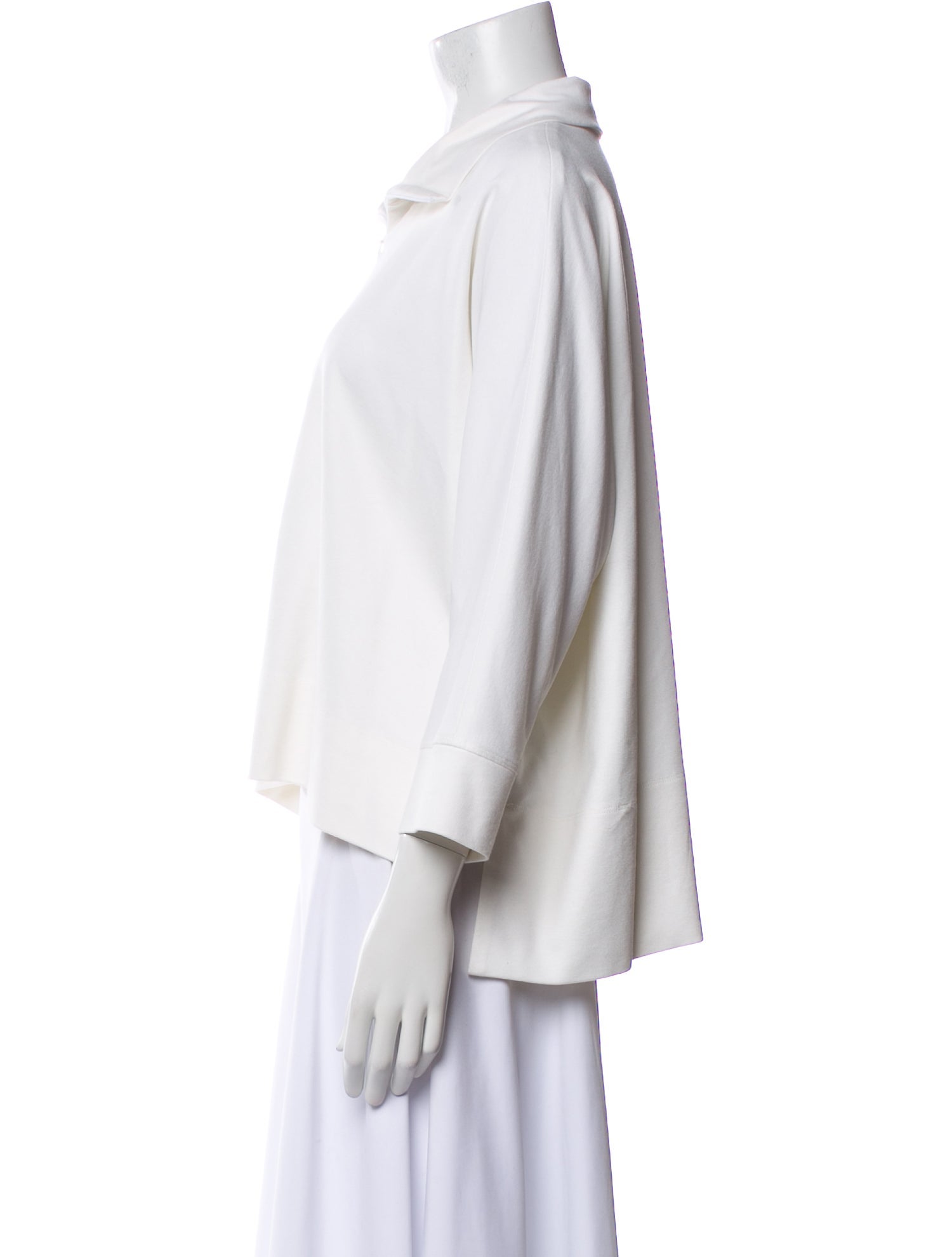 Rosetta Getty Three-Quarter Sleeve Polo