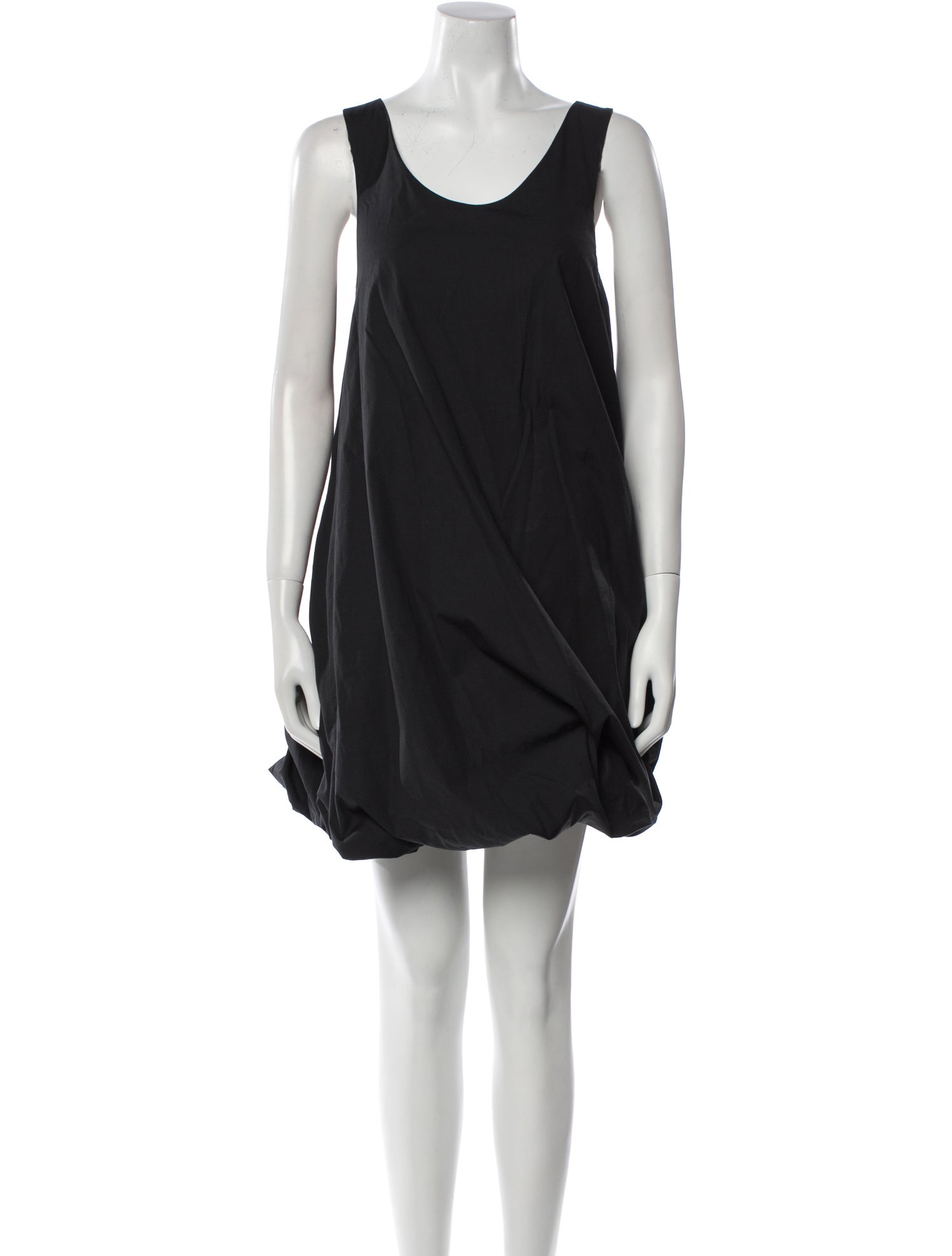 Rosetta Getty Scoop Neck Knee-Length Dress