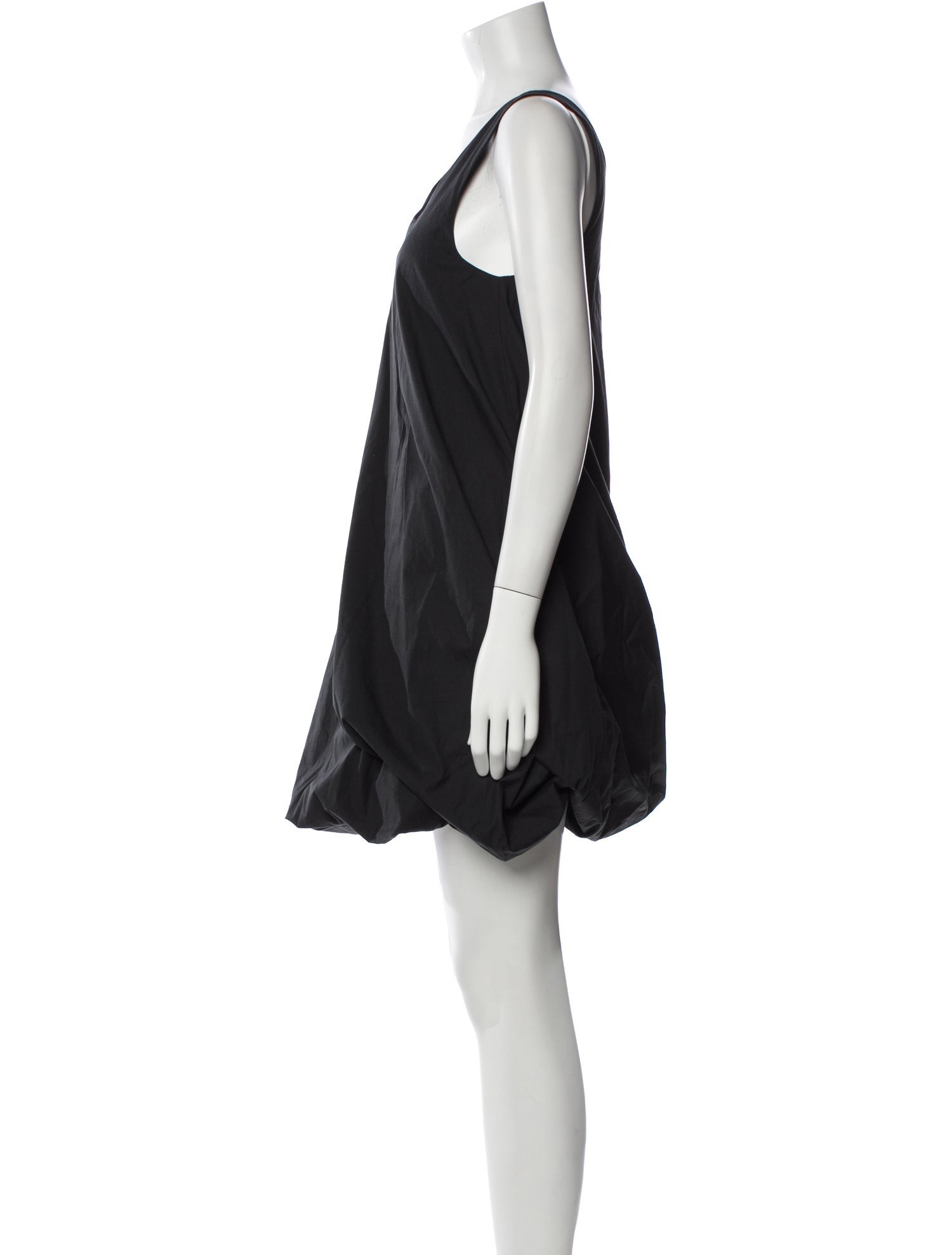 Rosetta Getty Scoop Neck Knee-Length Dress