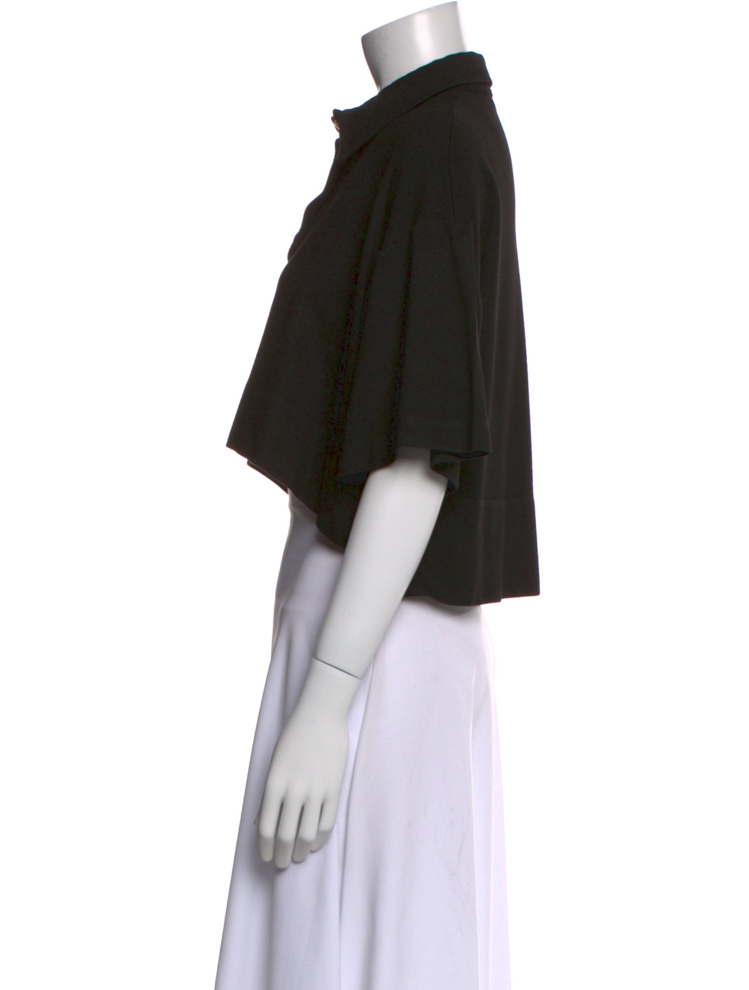 Rosetta Getty Short Sleeve Crop Top