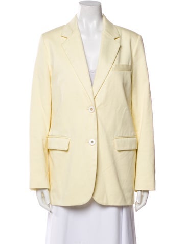 Pre-owned Rosetta Getty Wool Blazer In Neutral