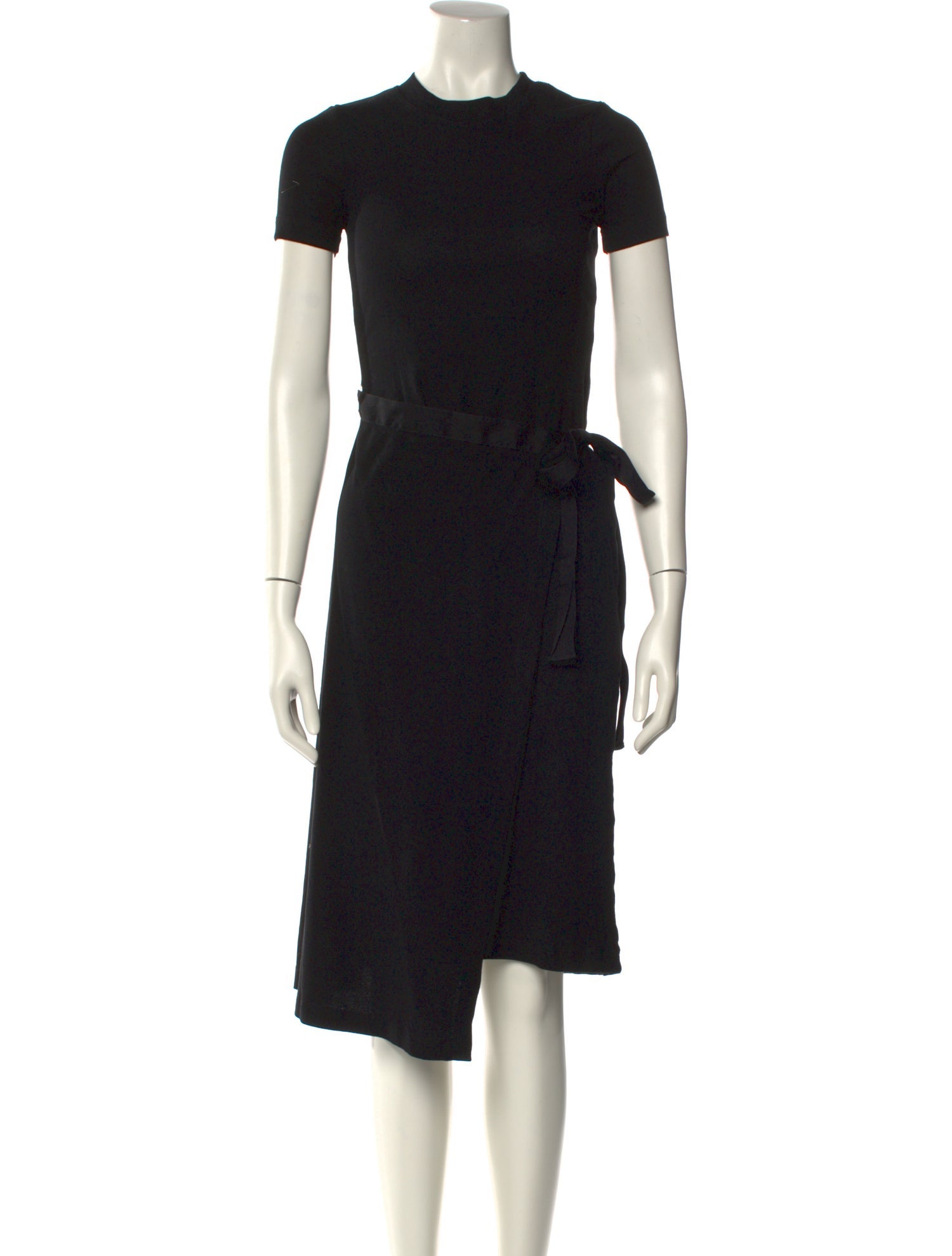 Rosetta Getty Crew Neck Midi Length Dress