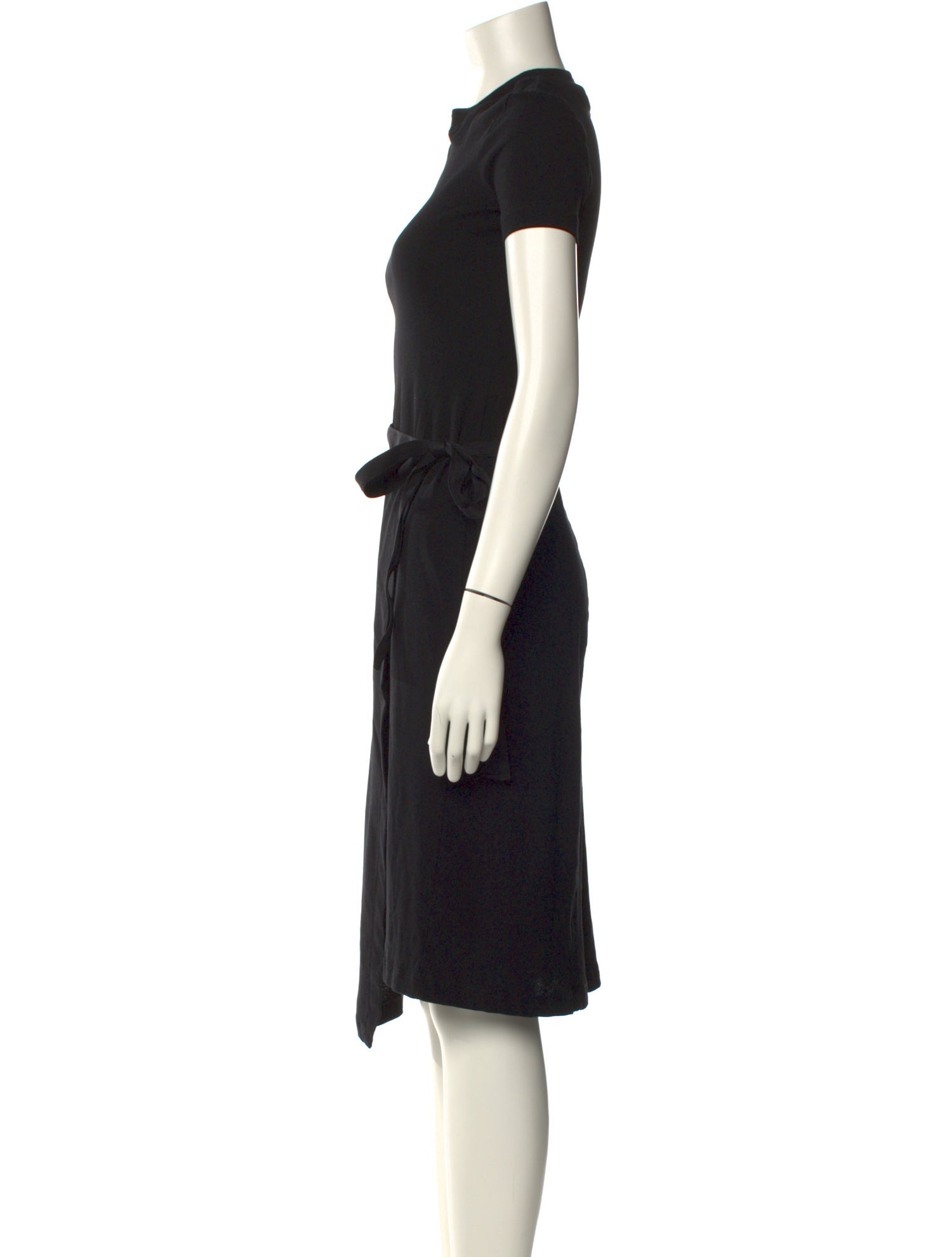 Rosetta Getty Crew Neck Midi Length Dress