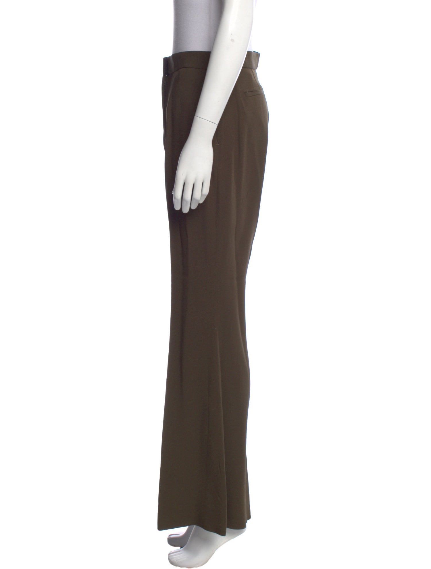 Rosetta Getty Virgin Wool Wide Leg Pants
