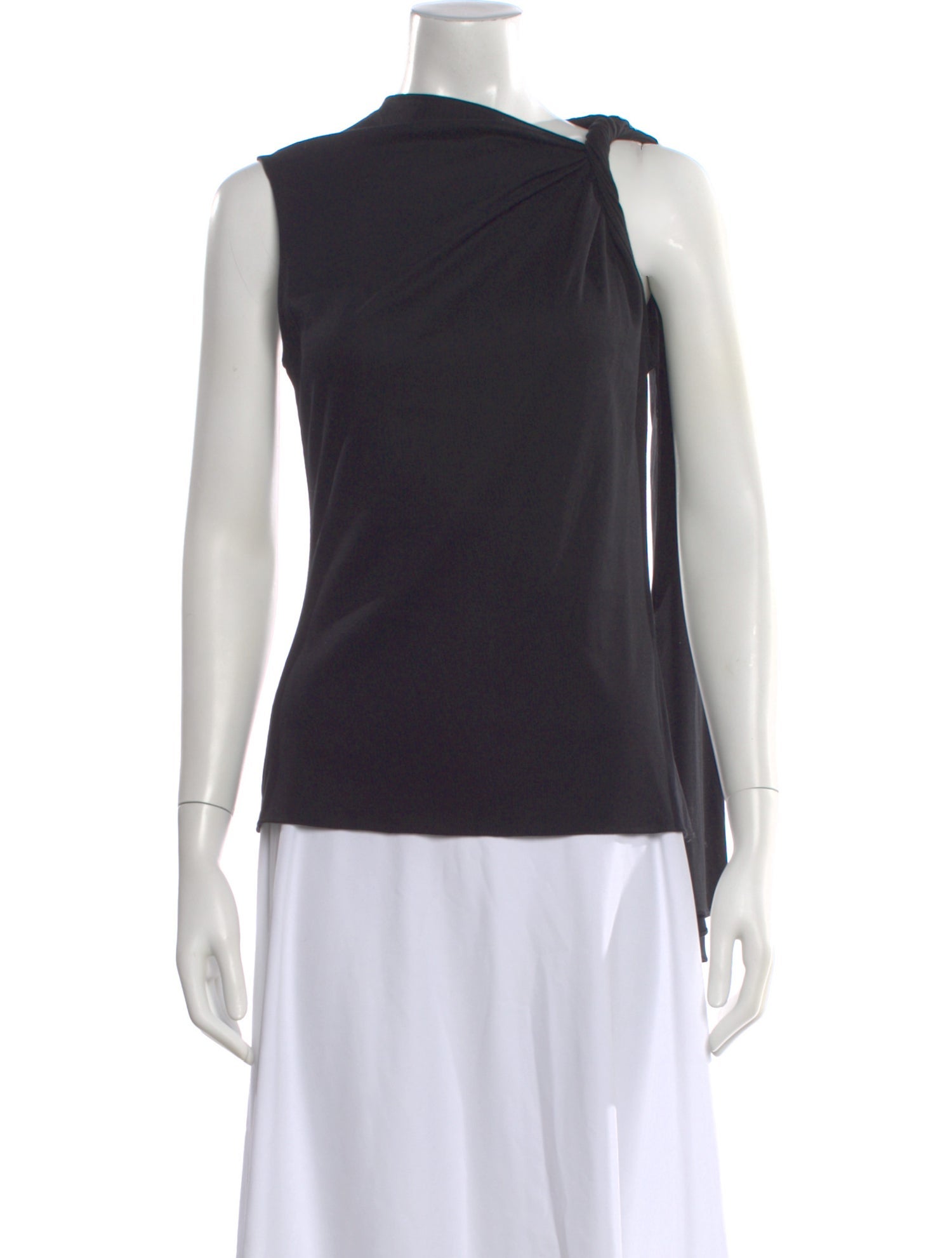 Rosetta Getty Asymmetrical Sleeveless Top