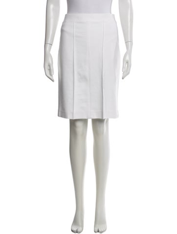 Pre-owned Rosetta Getty Knee-length Skirt In White