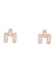 Retrouvai Diamond Pave Mini Balloon Magna Stud Earrings