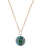 Retrouvai 14K Tourmaline & Turquoise Lollipop Pendant Necklace