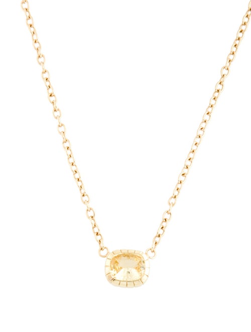 Retrouvai 14K Sapphire Heirloom Pendant Necklace