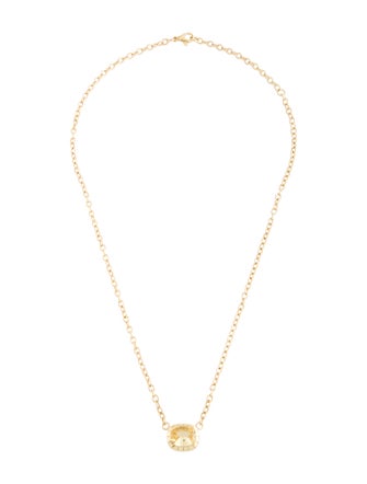 Retrouvai 14K Sapphire Heirloom Pendant Necklace