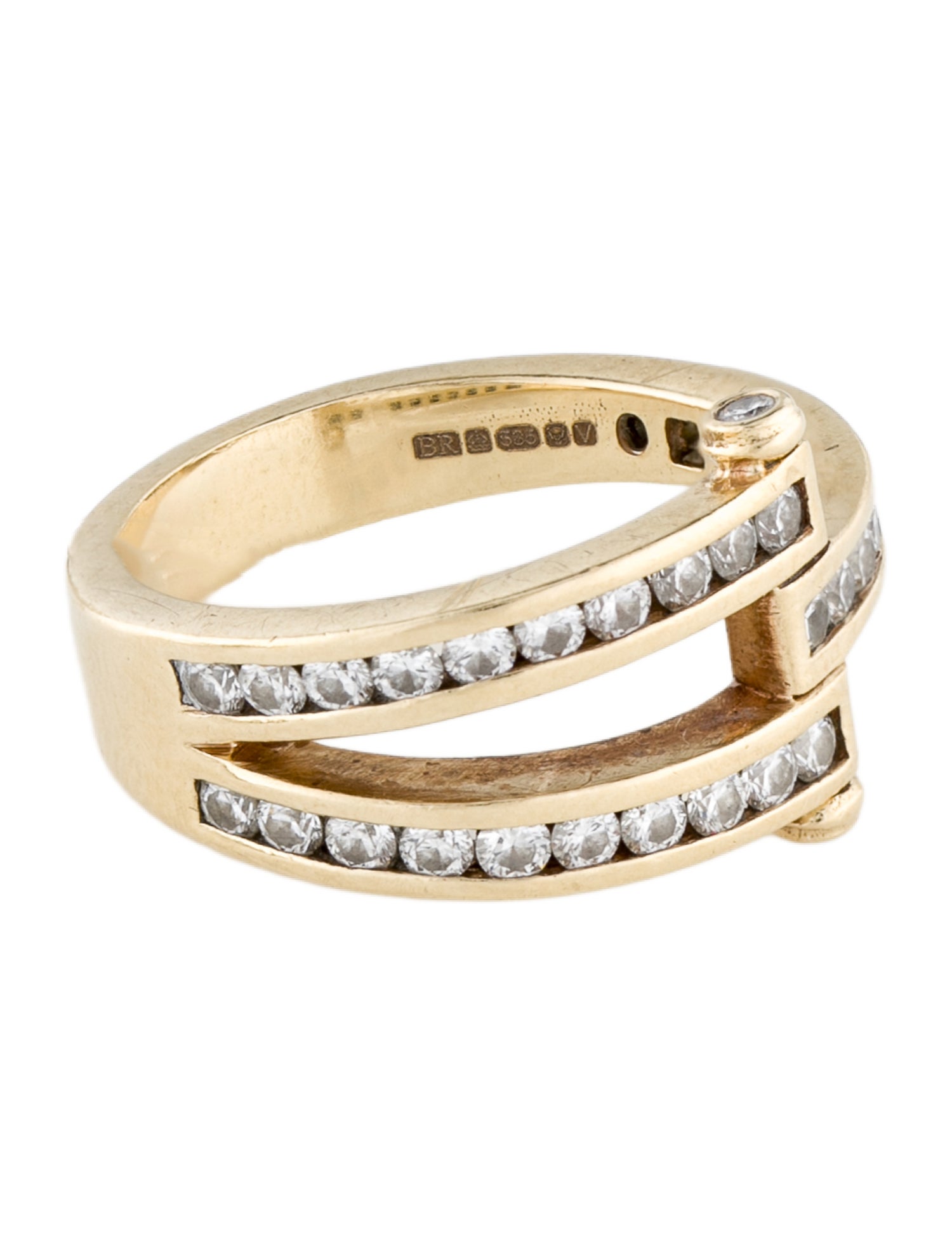 Retrouvai 14K Diamond Magna Ring