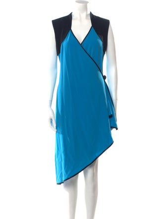 Rubin Singer V-Neck Midi Length Dress