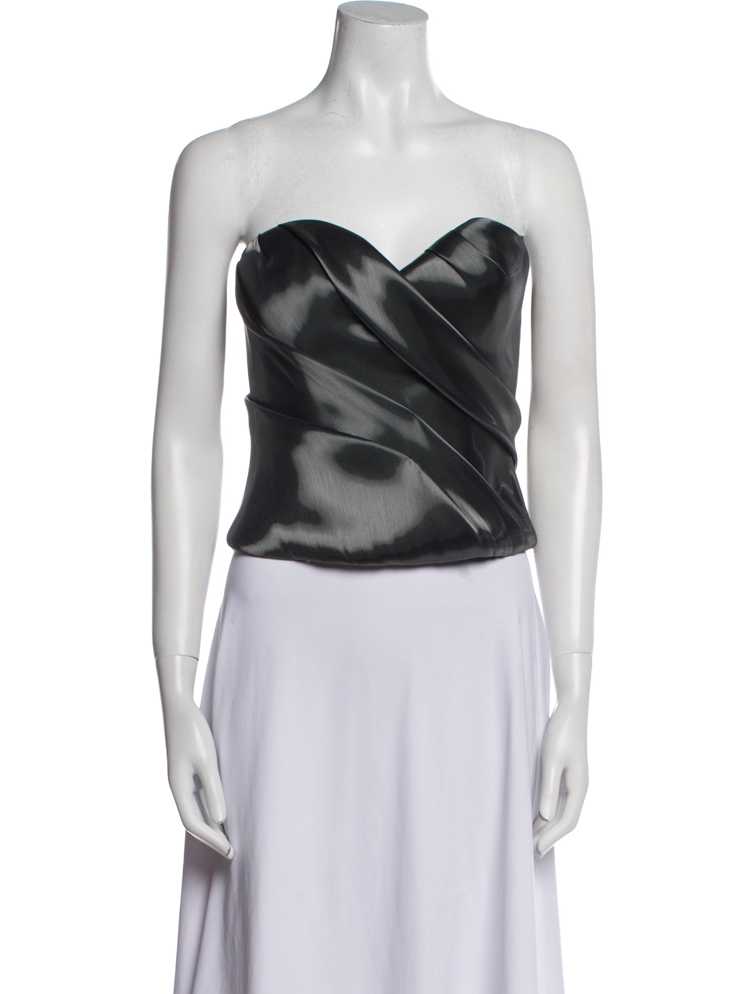 Rubin Singer Strapless Crop Top