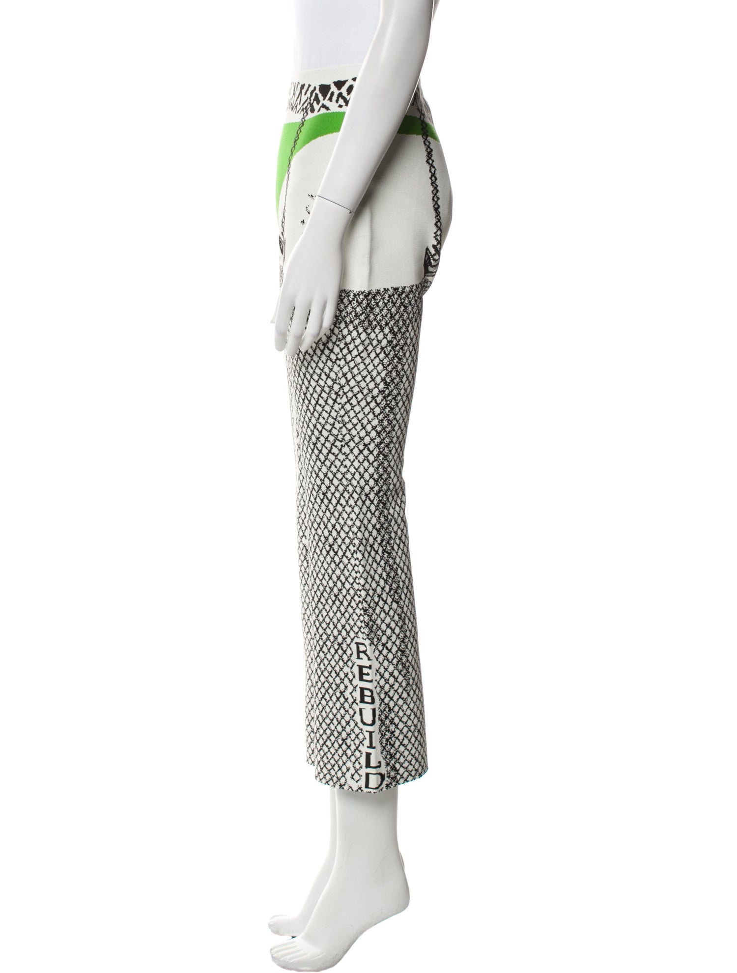 Rudi Gernreich Printed Wide Leg Pants