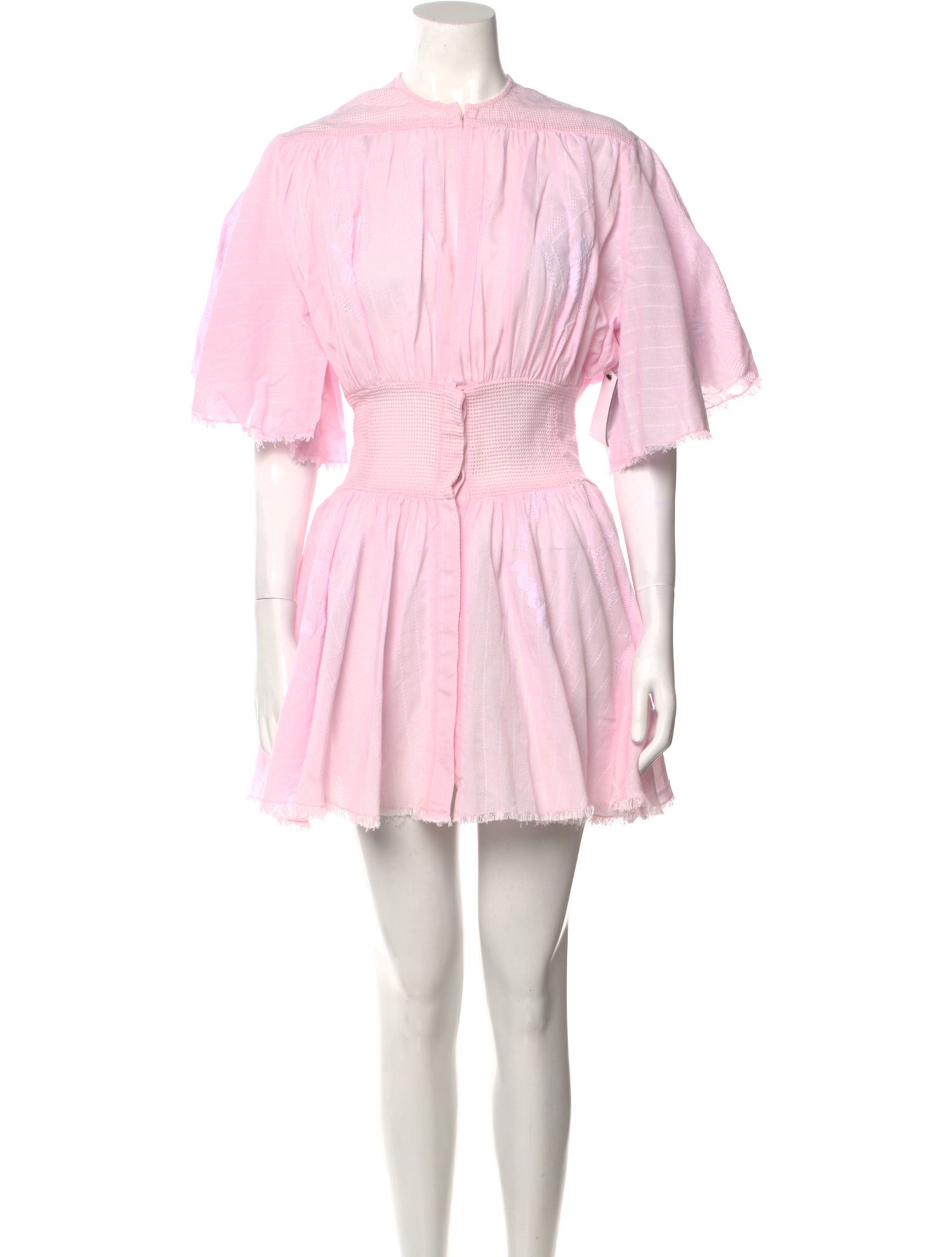 Rue Mariscal Crew Neck Mini Dress