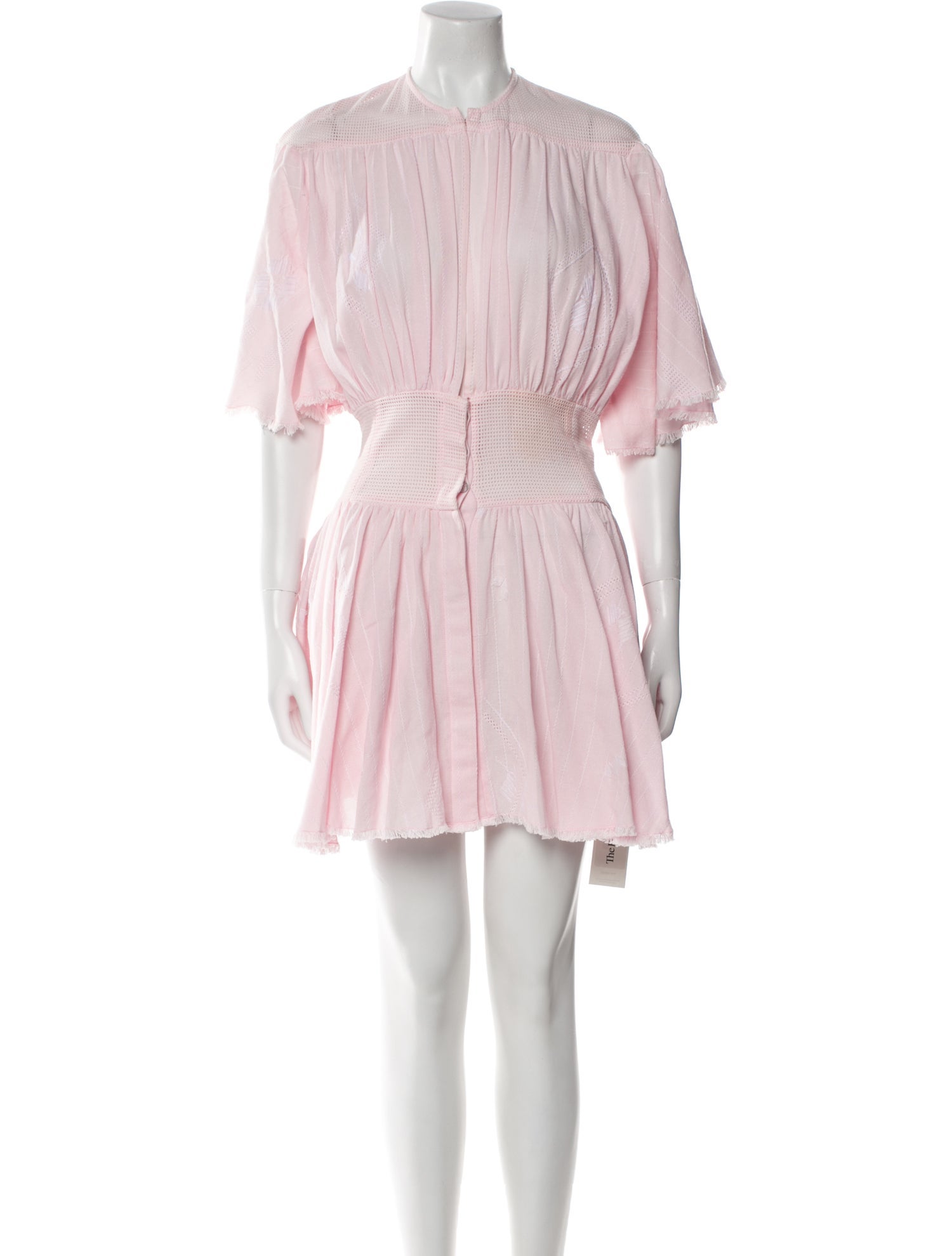 Rue Mariscal Crew Neck Mini Dress