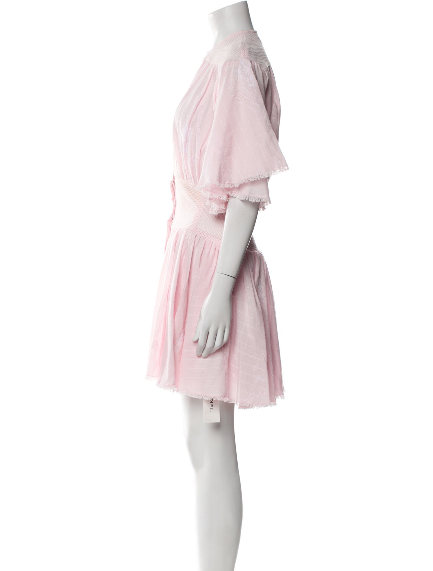 Rue Mariscal Crew Neck Mini Dress