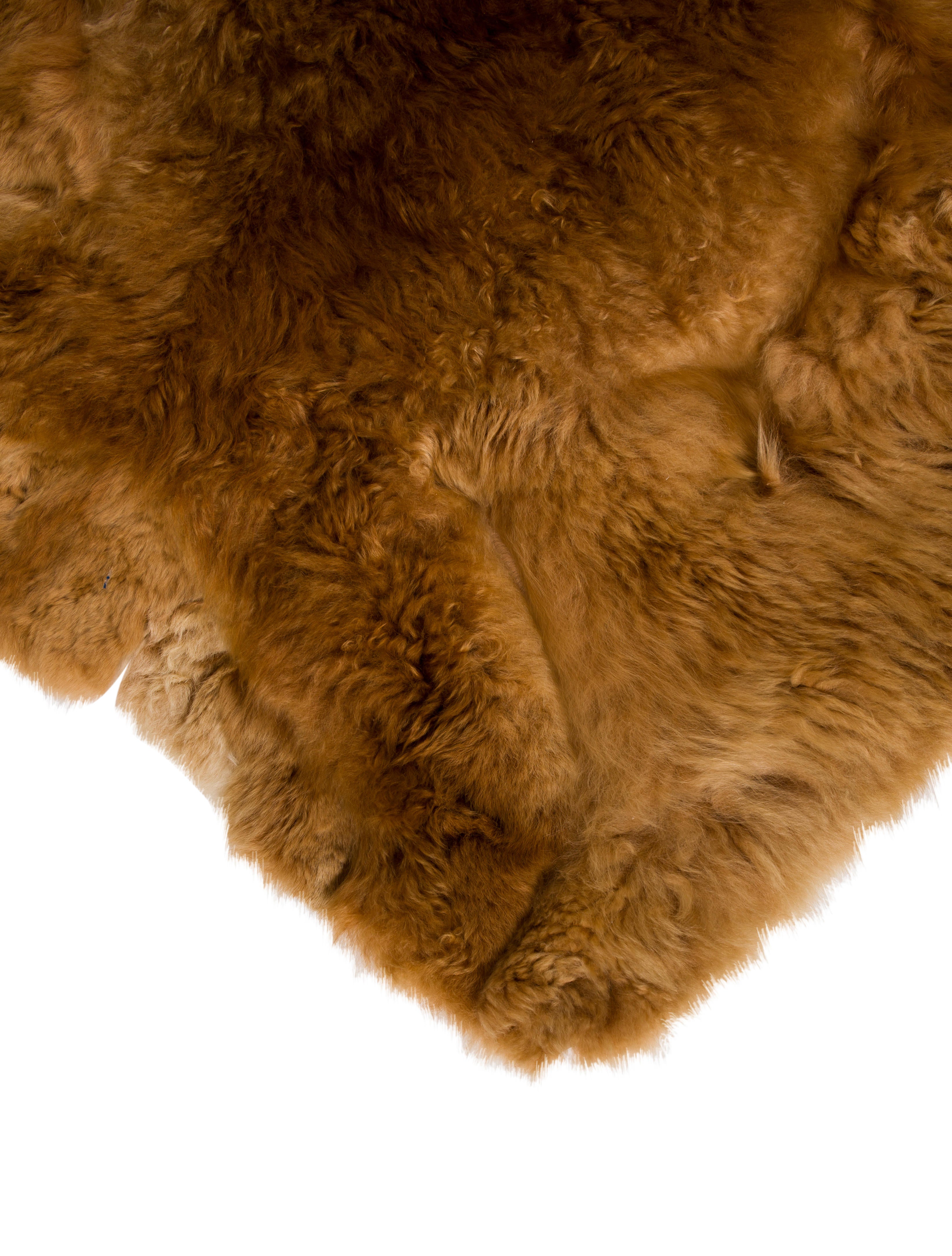 Rug Peruvian Alpaca Rug 4' x 6' Brown Area Rugs, Rugs RUG20528