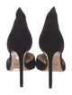 Francesco Russo Suede D'Orsay Pumps