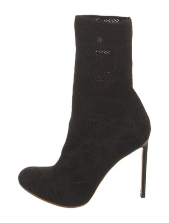 Francesco Russo Cutout Accent Sock Boots