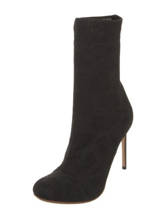 Francesco Russo Cutout Accent Sock Boots